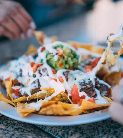a plate of food