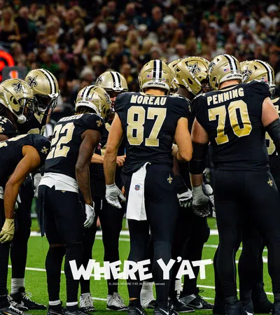 a group of football players on a field