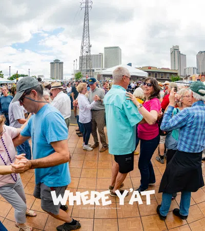 a large crowd of people at an event