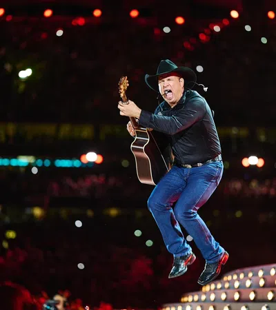 a man jumping in the air