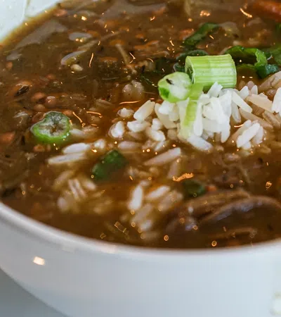 a bowl of soup