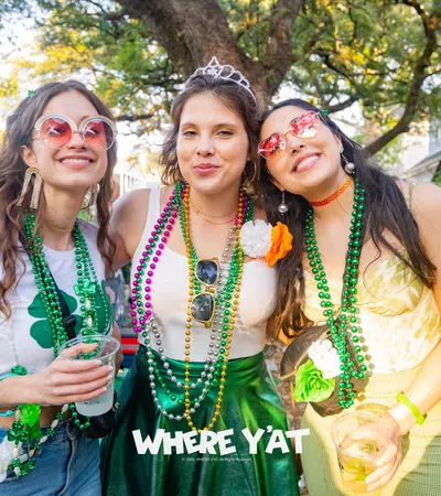 a group of women wearing clothing