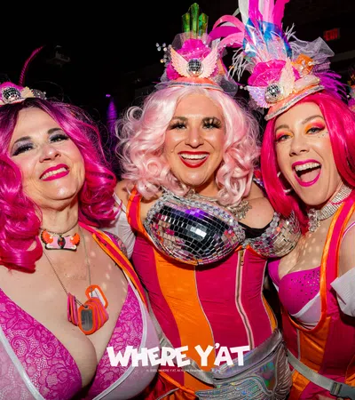 a group of women wearing clothing