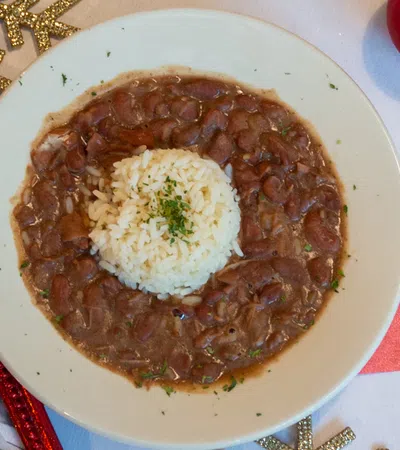 Red  Beans & Rice: Hammin' It Up at Mother's