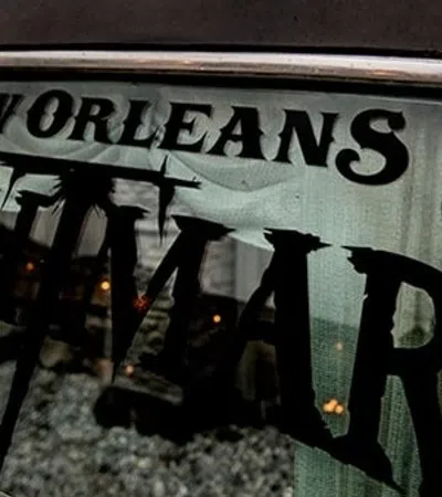 a sign on a window