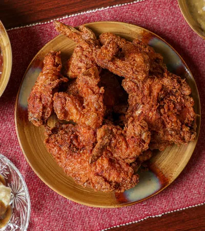 a plate of food