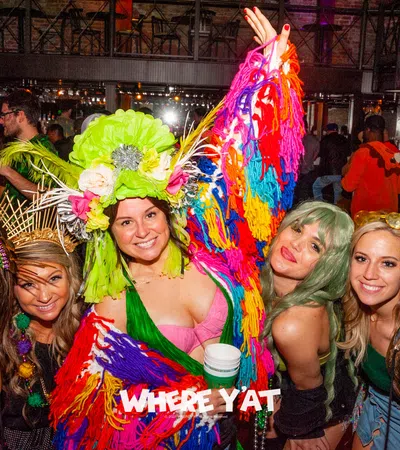 a group of women in clothing