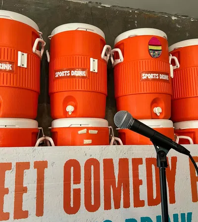 Sports Drink Wall with microphone