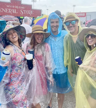 a group of people wearing clothing