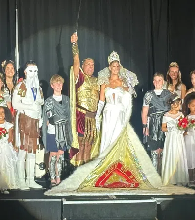 a group of people on a stage