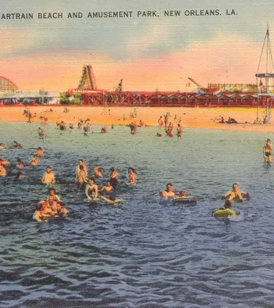 a group of people in the water