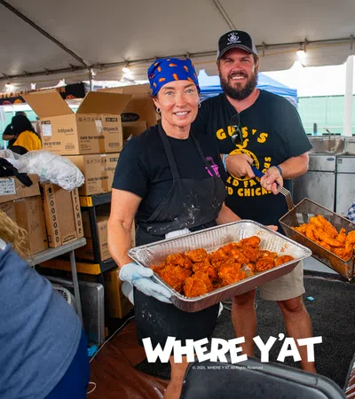 The Chicken Fried Festival presented by Cane’s Chicken at New Orleans Lakefront next to the UNO Arena with a 5K run and over forty booths of Fried variety of Fried Chicken on October fourth Saturday and October fifth Sunday, 2025. #fcf2025 #friedchickenfestival2025 #chicken2025 #whereyatnola2025,