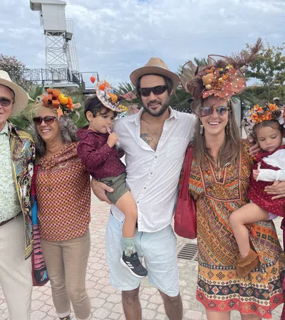 a group of people posing for a photo