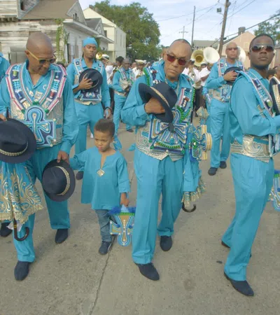 a group of people in clothing
