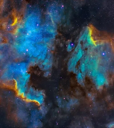 a galaxy in space