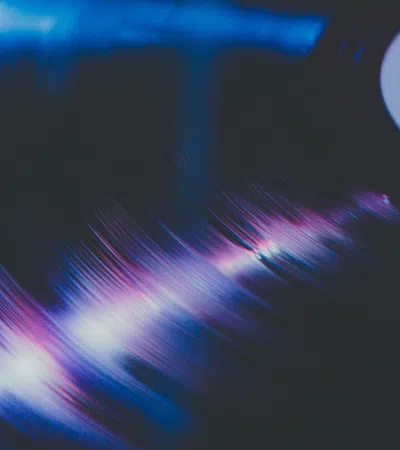 a close up of a blue light