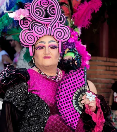 a person wearing a garment