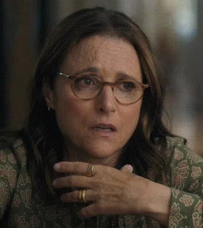 Julia Louis-Dreyfus wearing glasses