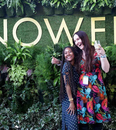 two women posing for a picture