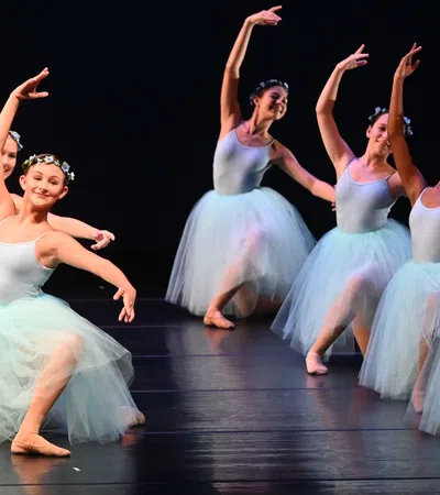 a group of women dancing