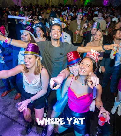 a group of people dancing