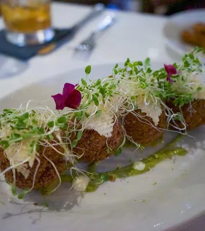 a plate of food