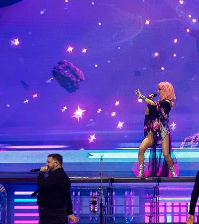 a group of people on a stage