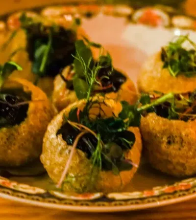 a plate of food