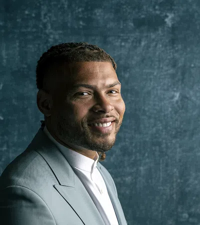 Tyrann Mathieu smiling for the camera
