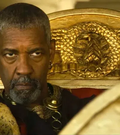 Denzel Washington wearing a garment