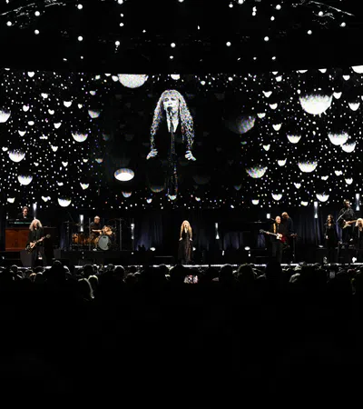 a group of people on a stage