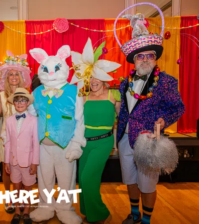 The 41st Annual Chris Owens Hat competition at the OMNI French Quarter Hotel followed by the Easter parade in the French Quarter on Sunday April 5, 2026. #chrisowneshatcompetition #41easterparade #eastern time parade