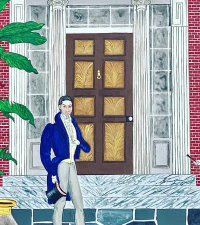 a person sitting on a chair