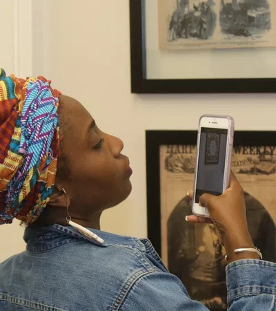 a person holding a phone