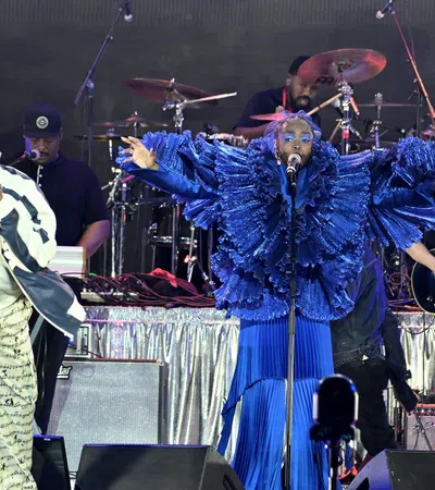a group of people on a stage