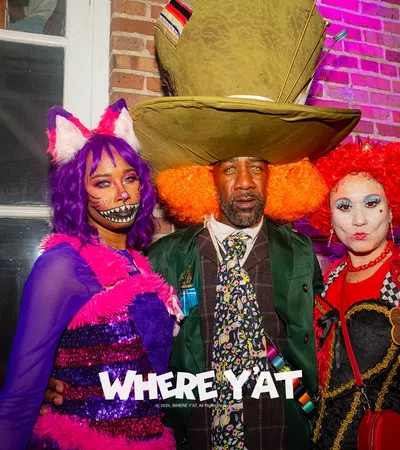 a group of people wearing clothing