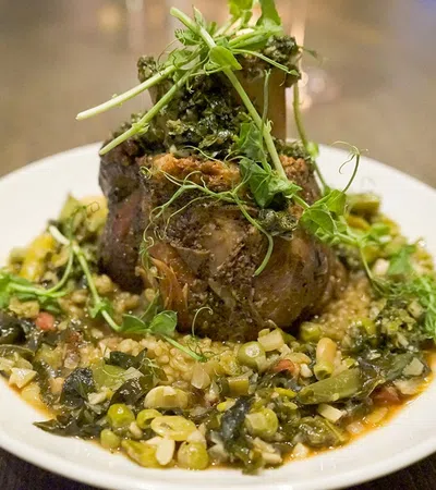 a plate of food