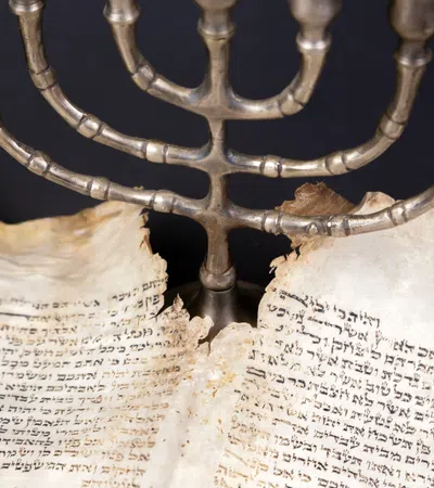 a chain on a book
