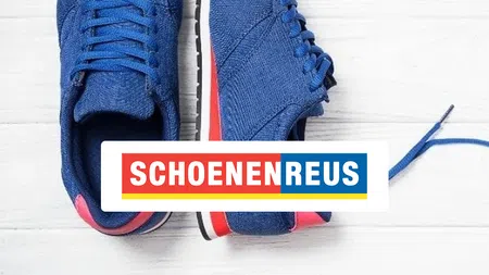 a pair of blue shoes