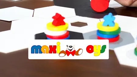 a person playing a board game
