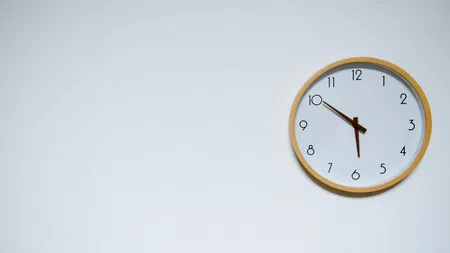 a clock on a wall