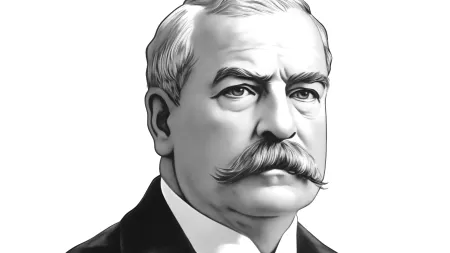 a man with a mustache