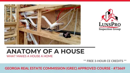 Interior house framing with visible white plumbing pipes and electrical wiring installation