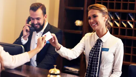 a man and a woman having a conversation