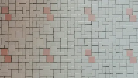 a white brick wall