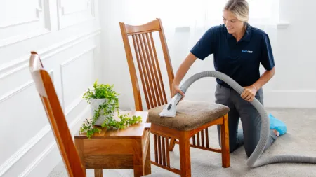 a man sitting on a chair