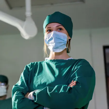 a group of surgeons in a room