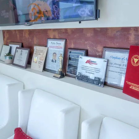 a shelf with books on it