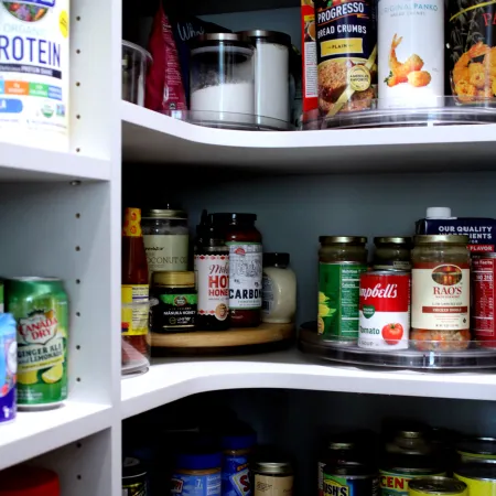 a refrigerator full of food