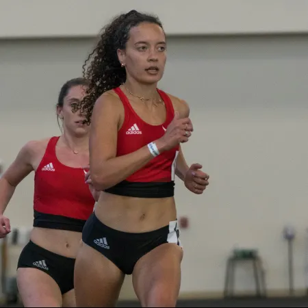 a couple of women in a gym